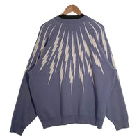 TAIN DOUBLE PUSH タイン ダブル プッシュ ニット クルーネック スウェット ブルー Size XL 福生店