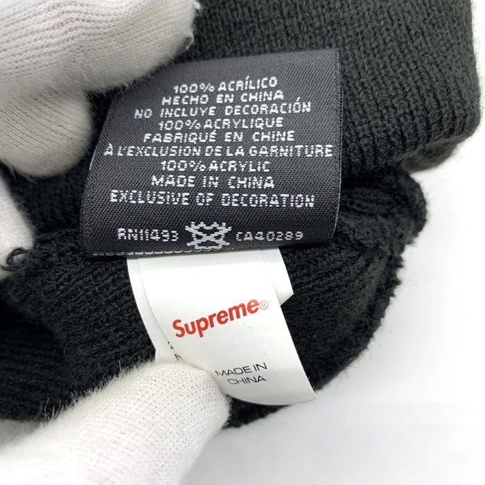 SUPREME シュプリーム 22AW New Era ニューエラ Box Logo Beanie ボックスロゴビーニーキャップ ブラック アクリル 福生店