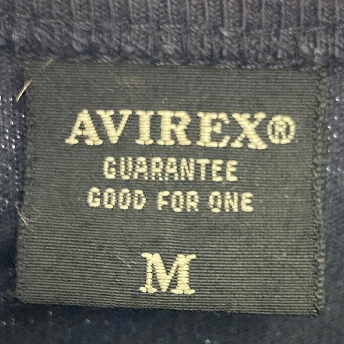AVIREX アヴィレックス EMBROIDERY 背面刺繍 AIRPATROL Tシャツ ネイビー sizeM 瑞穂店