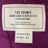 THE CRIMIE クライミー CIK1-SH09 オープンカラーシャツ パープル sizeXXL 瑞穂店