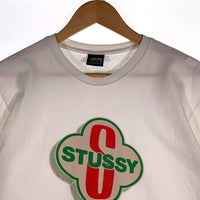 STUSSY ステューシー MOTEL STUSSY TEE プリントTシャツ ホワイト Size M 福生店