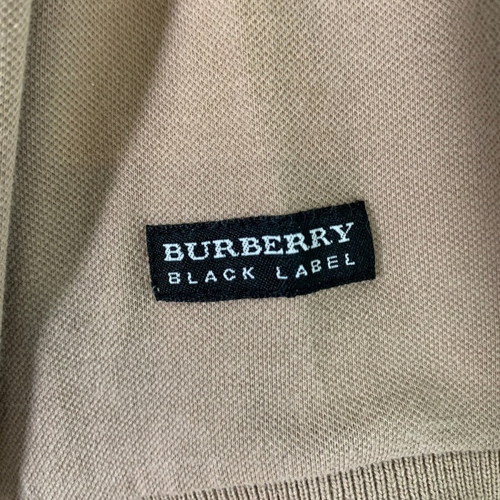 BURBERRY BLACK LABEL バーバリーブラックレーベル ホース刺繡 コットン ポリウレタン Tシャツ ブラウン BMV73-423-44 Size 3 福生店