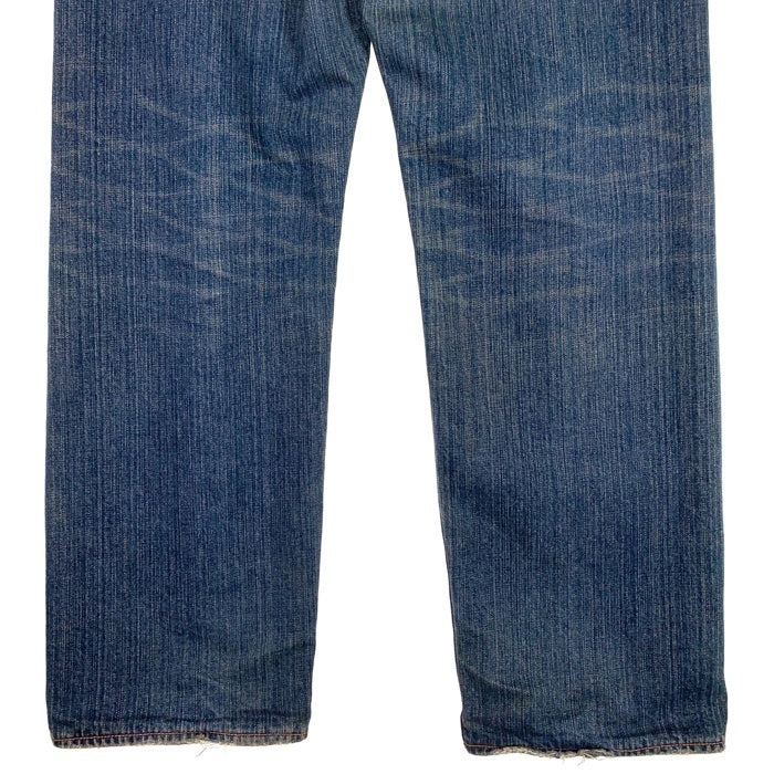 EVISU エヴィス Lot.2001 No.3 ストレート デニムパンツ カモメペイント インディゴ Size 38×32 福生店