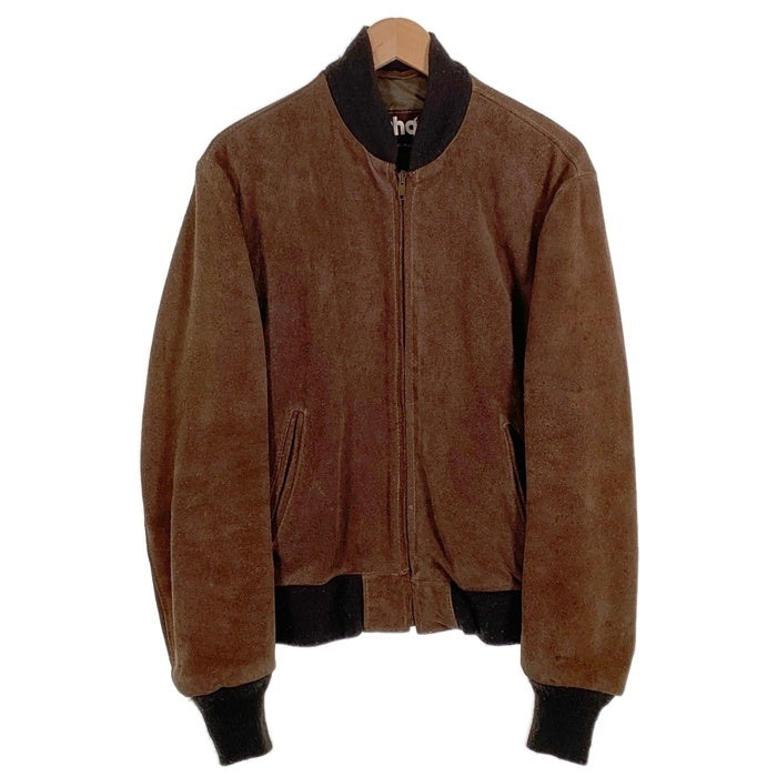 Schott ショット Suede Bomber Jacket スエード ボンバージャケット ブラウン USA製 Size 40 福生店