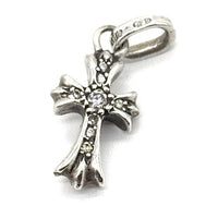 Chrome Hearts クロムハーツ CRS BBY FAT P/DIA クロス ベビーファット チャーム パヴェダイヤ トップ SV925 福生店