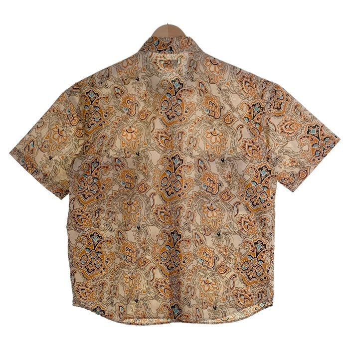 TENDERLOIN テンダーロイン 19SS PE PRINT SHT S/S ペイズリー 半袖 シャツ オレンジ Size S 福生店
