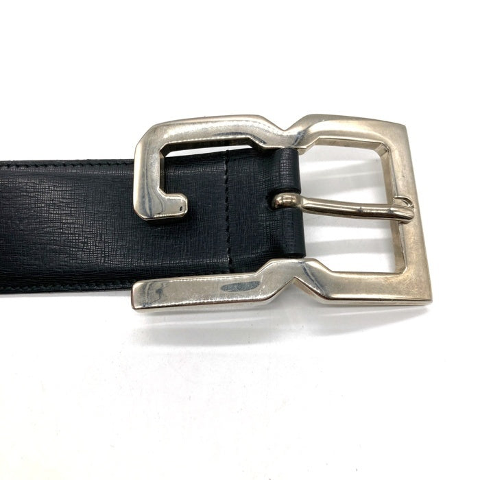 DOLCE&GABBANA ドルチェアンドガッバーナ DGバックル レザーベルト ブラック Size 100cm-40インチ 瑞穂店