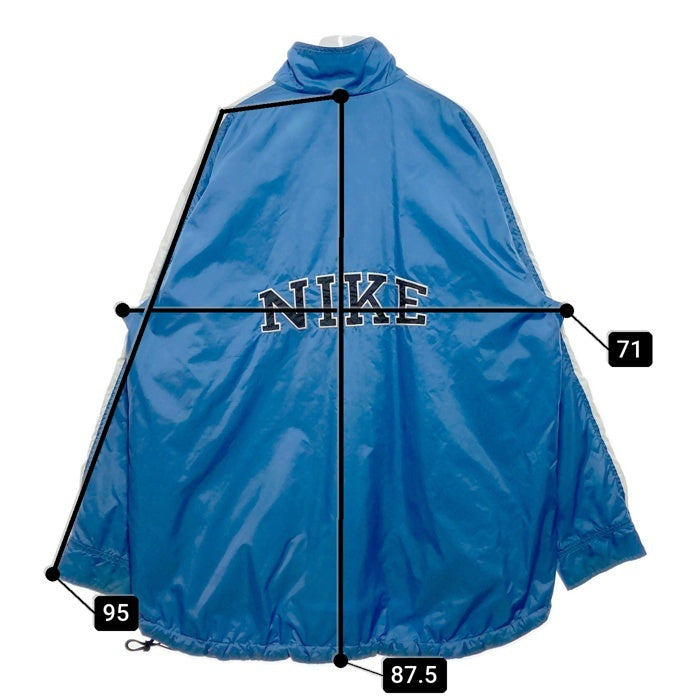 NIKE ナイロンジャケット 90-00s 中綿 ブルー sizeXL 瑞穂店
