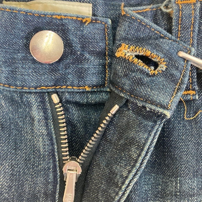 NUMBER(N)INE ナンバーナイン ダメージ加工 デニムパンツ 裏地ロゴ総柄 インディゴ size4 瑞穂店