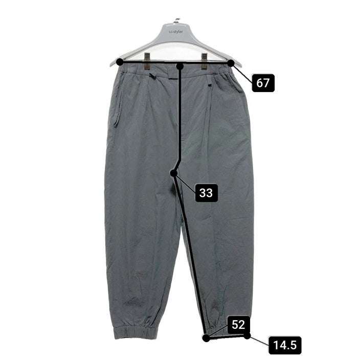 mina perhonen ミナペルホネン クロップドパンツ グレー size36 瑞穂店