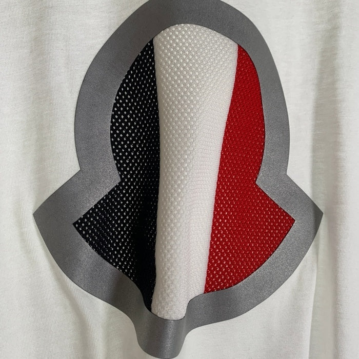 MONCLER モンクレール 21SS MAGLIA SS T-SHIRT 半袖 Tシャツ トリコロールロゴ ホワイト G10918C7B440 8390T Size XL 福生店