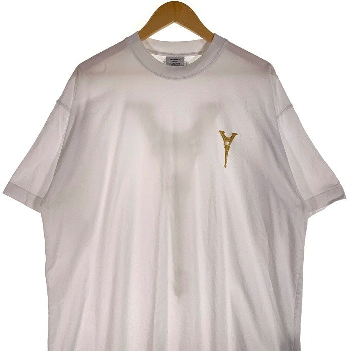 VETEMENTS ヴェトモン  Eiffel Tower Logo T-Shirt エッフェル塔 ロゴプリント Tシャツ ホワイト UA53TR250W Size S 福生店