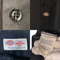 00`s DICKIES ディッキーズ TOOL 半袖 ワークシャツ ブラック Size L 福生店