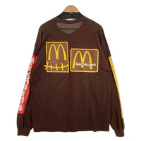 Cactus Jack カクタスジャック 20AW McDonald's マクドナルド Souvenir L/S Tee スーベニアロングスリーブTシャツ ブラウン Size XL 福生店