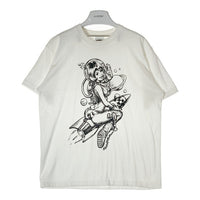 BILLIONAIRE BOY CLUB ビリオネアボーイズクラブ ロケット ガール Tシャツ ホワイト sizeL 瑞穂店