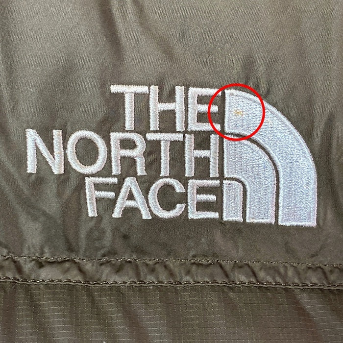 THE NORTH FACE ザ・ノースフェイス ND01586 ヌプシ ダウンジャケット カーキ sizeL※所々汚れ有 瑞穂店