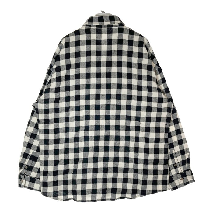 glamb グラム バッファローチェック フランネルシャツ ホワイト GB17SM/SH07 Size 3 瑞穂店