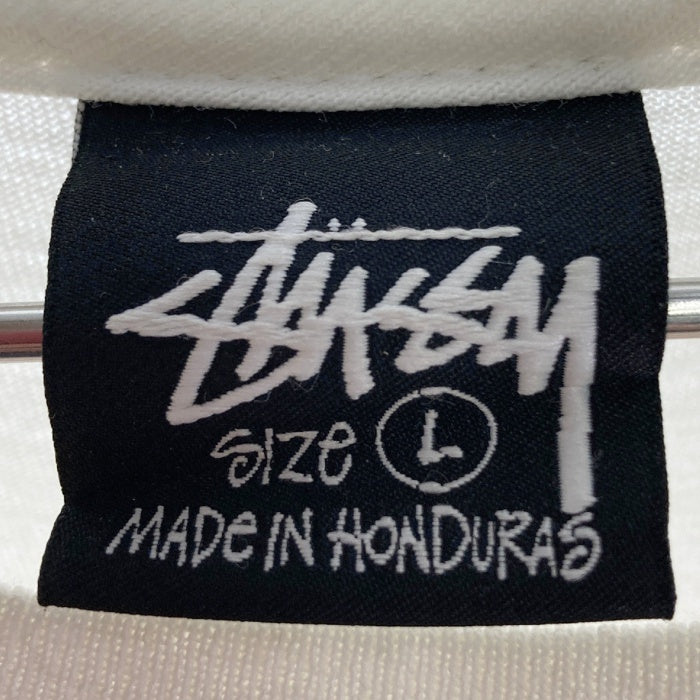 STUSSY ステューシー 両面ロゴ ポップサイクル アイスキャンディ Ｔシャツ ホワイト sizeL 瑞穂店