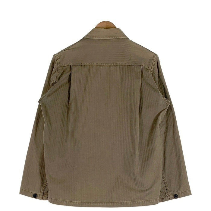WAREHOUSE ウエアハウス USN 2143 U.S.N. HERRINGBONE UTILITY JACKET ヘリンボーン ユーティリティジャケット トラッカー オリーブ Size 36 福生店