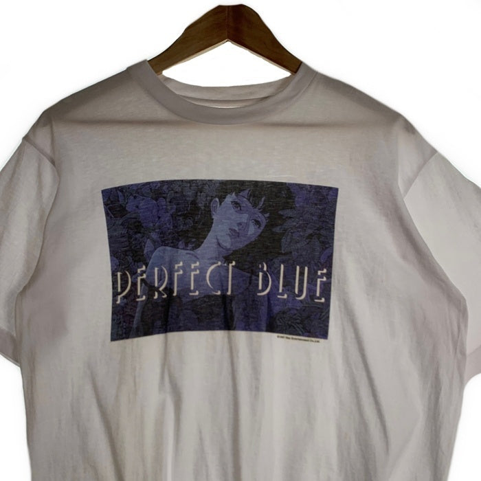 90's PERFECT BLUE パーフェクトブルー 半袖 プリント Tシャツ 1997コピーライト ホワイト Size L相当 福生店