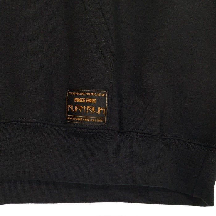 PHATRNK ファットランク SRVNTZ プリント プルオーバー スウェットパーカー ブラック Size JPN 3XL 福生店