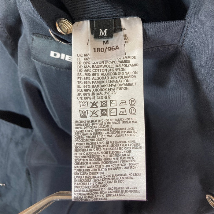 DIESEL ディーゼル オーバーサイズ ロングコート ブラック sizeM 瑞穂店