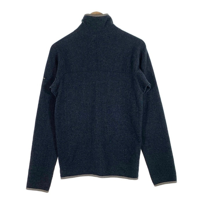 FilMelange フィルメランジェ GERRY3 圧縮ウール ジップアップジャケット  ネイビー グレー 日本製 Size 3 福生店