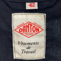 DANTON ダントン 17A-SL-001 JD-8815 CDT カバーオール ブラック size42 瑞穂店