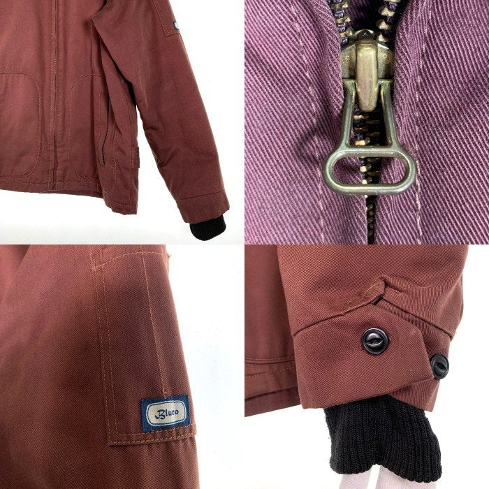 BLUCO ブルコ ワークジャケット ドリズラー 中綿 ブラウン Size L 福生店