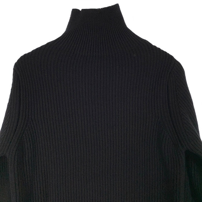 ANDERSEN ANDERSEN アンデルセンアンデルセン タートルネック ハイネック ウール リブニットセーター ブラック フィンガーホール Size XS 福生店