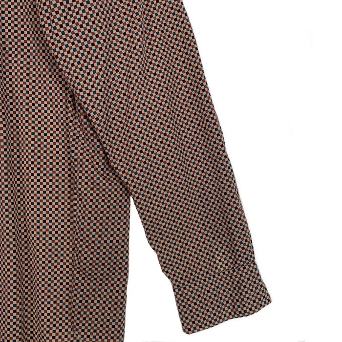 COMME des GARCONS HOMME PLUS コムデギャルソンオムプリュス コットン 長袖シャツ マルチ チェッカー AD2001 Size M 相当 福生店