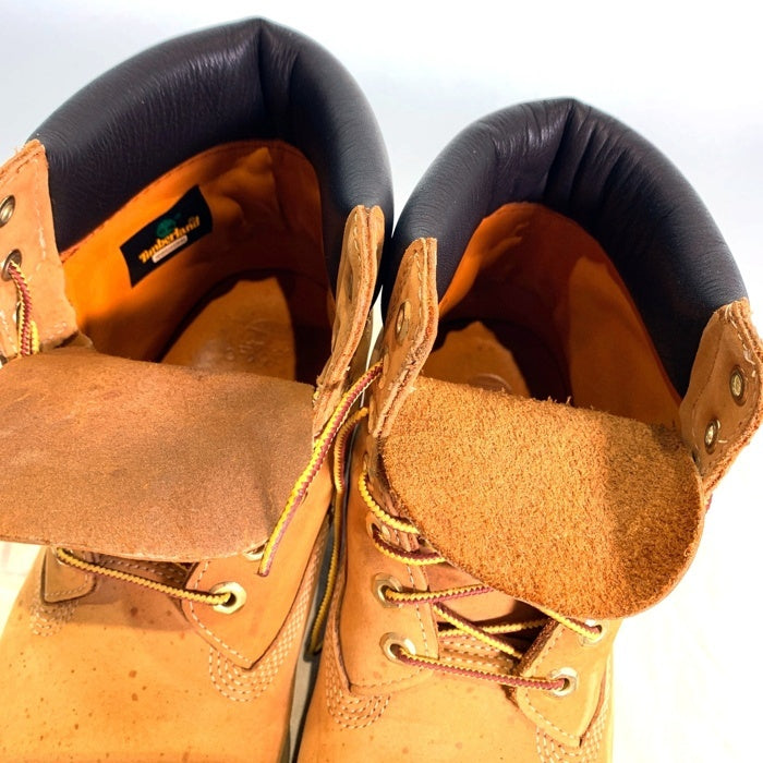 Timberland ティンバーランド 6-inch Premium Waterproof Boots ウォータープルーフ ブーツ イエロー 10061 1940 イエロー Size US10W (28.0cm) 福生店