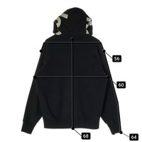 SUPREME シュプリーム 21AW Contrast Hooded Sweatshirt コントラストフーデッドスウェットシャツ パーカー ブラック Size M 福生店