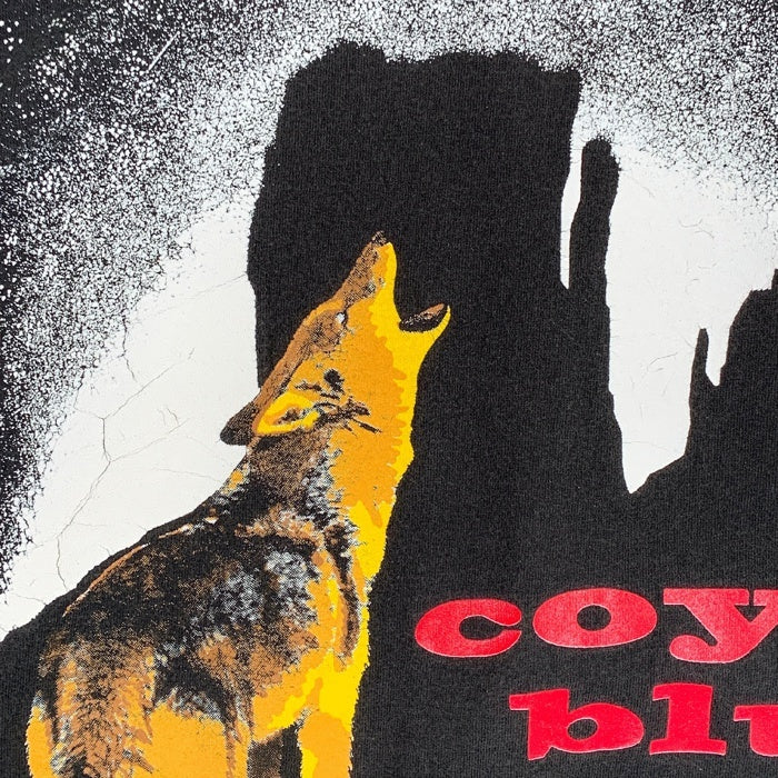 90's Marlboro マルボロ coyote bluff コヨーテ ポケット Tシャツ ブラック フルーツオブザルームボディ Size XL 福生店