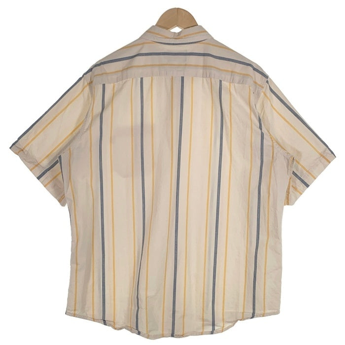 DOCKERS ドッカーズ Mens Regular Fit Short Sleeve Ultimate Shirt レギュラーフィット 半袖 シャツ ストライプ 55769-0226 Size L 福生店
