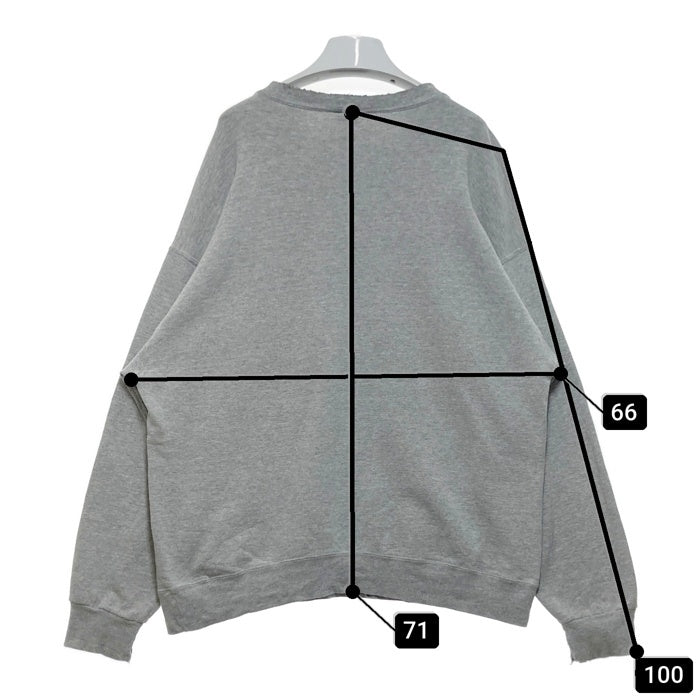 90's L.L.Bean エルエルビーン アーチロゴワッペン 前V スウェットトレーナー RUSSELLボディ USA製 グレー Size L 瑞穂店