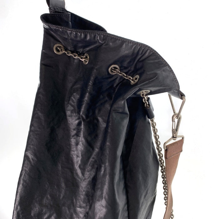 Jean Paul GAULTIER HOMME ジャンポールゴルチエ オム サンドバッグ型 ショルダーバッグ ブラック 福生店