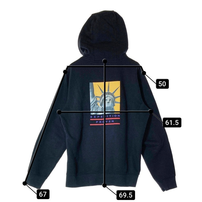 Supreme シュプリーム × THE NORTH FACE ザノースフェイス NT61906I 19AW Statue of Liberty Hooded Sweatshirt パーカー ブラック sizeL 瑞穂店