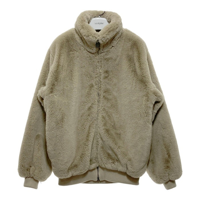 ZARA ジップアップ ファージャケット ベージュ sizeM 瑞穂店