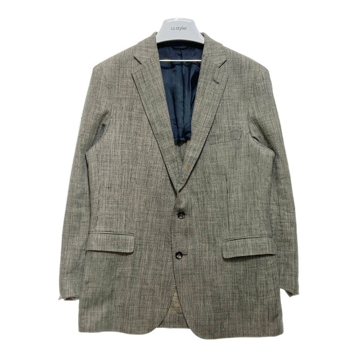 Polo by Ralph Lauren ポロラルフローレン シルク リネン 3B テーラードジャケット 段返り イタリア製 グレー Size 50 瑞穂店