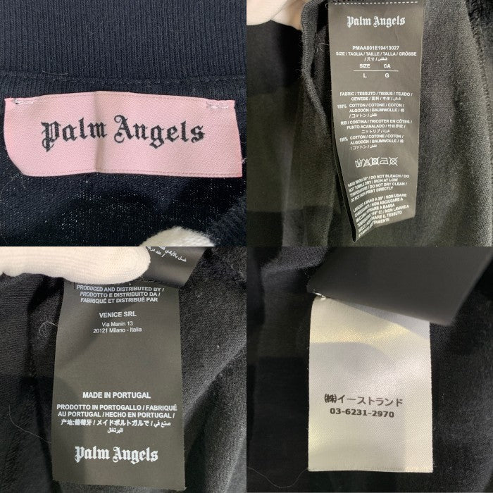 Palm Angels パームエンジェルス Flowers Tee フラワープリント Tシャツ ブラック PMAA001E19413027 Size L 福生店