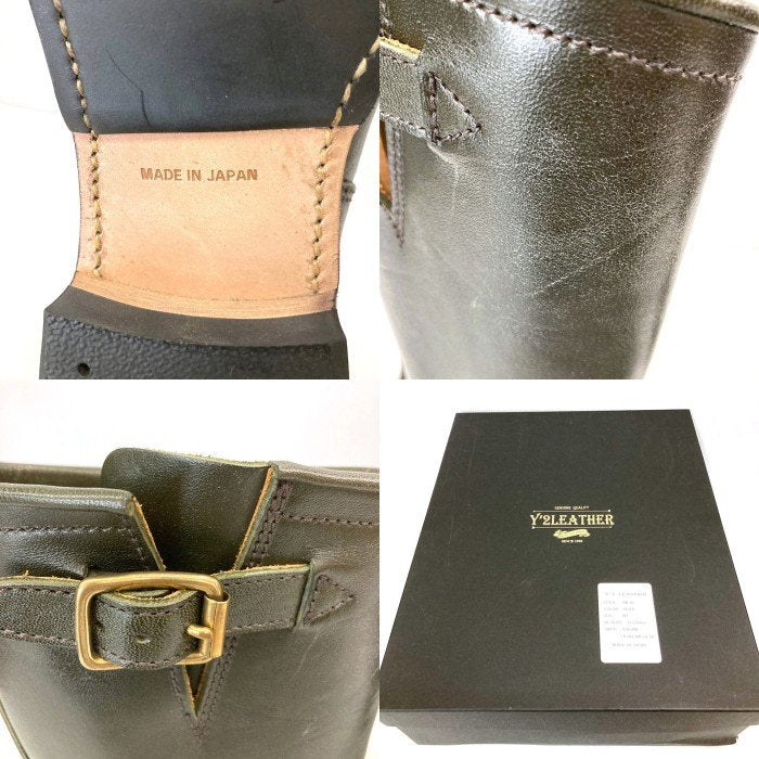 Y'2 LEATHER ワイツーレザー EB-01 ECO HORSE ENGINEER BOOTS エコ ホース エンジニアブーツ オリーブ Size 8D (26cm) 瑞穂店