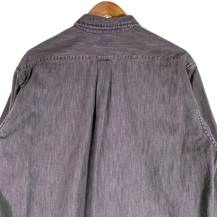 STANDARD CALIFORNIA スタンダードカリフォルニア DENIM BUTTON DOWN SHIRT デニム ボタンダウンシャツ グレー Size L 福生店
