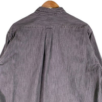 STANDARD CALIFORNIA スタンダードカリフォルニア DENIM BUTTON DOWN SHIRT デニム ボタンダウンシャツ グレー Size L 福生店
