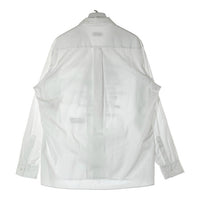 S'YTE サイト Yohji Yamamoto Planning Dept ヨウジヤマモト プランニングデプト メッセージプリント オープンカラーシャツ ホワイト size3 瑞穂店