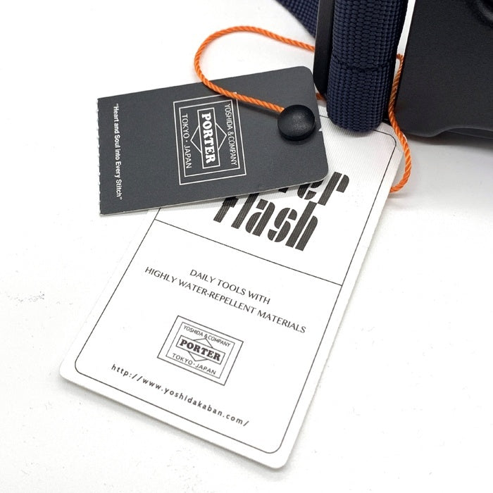 PORTER ポーター FLASH フラッシュ ナイロンオックス ウエストバッグ ネイビー 689-05953 福生店