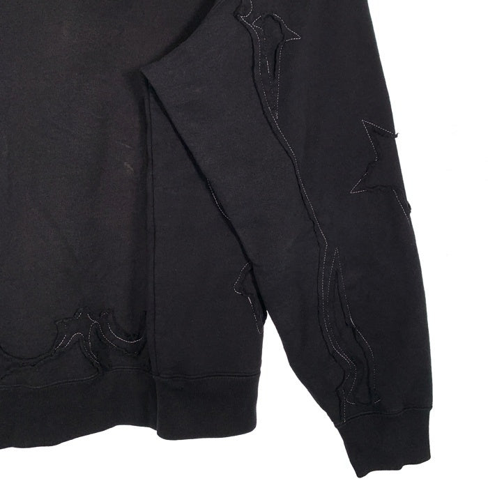 SUPREME シュプリーム 23SS Western Cut Out Hooded Sweatshirt ウエスタンカットアウト プルオーバースウェットパーカー ブラック Size L 福生店