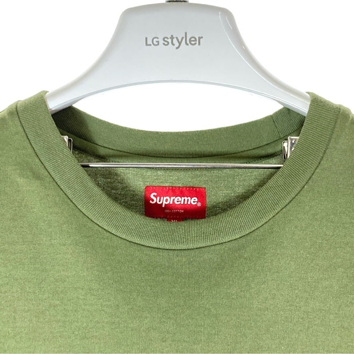 SUPREME シュプリーム CENTER SMALL LOGO センタースモールロゴ Ｔシャツカーキ sizeXL 瑞穂店