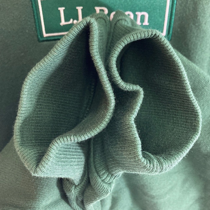L.L.Bean エルエルビーン ロゴワッペン プルオーバースウェットパーカー グリーン Size XL 瑞穂店