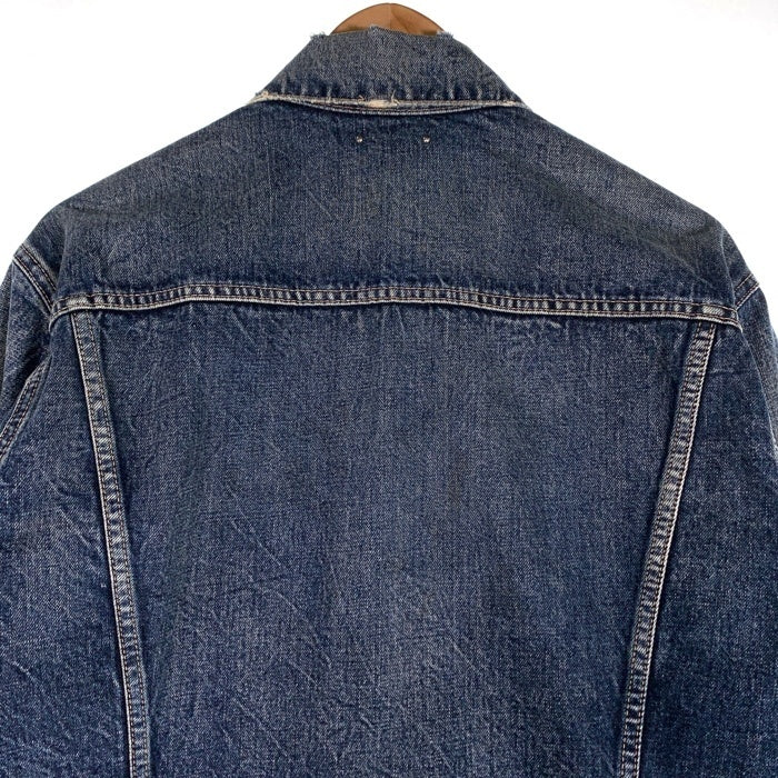 MINEDENIM マインデニム 22AW ダメージ加工 3rd型 デニムジャケット トラッカー ウォッシュ ライトブルー GKT-801UD-85-042-3 Size 4 福生店